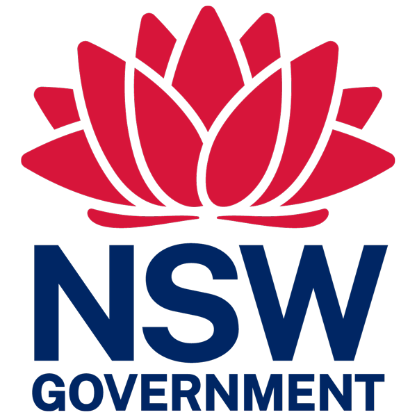 The logo of NSW government 