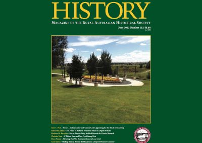 RAHS Subscriptions: Magazines – History no.152 June 2022
