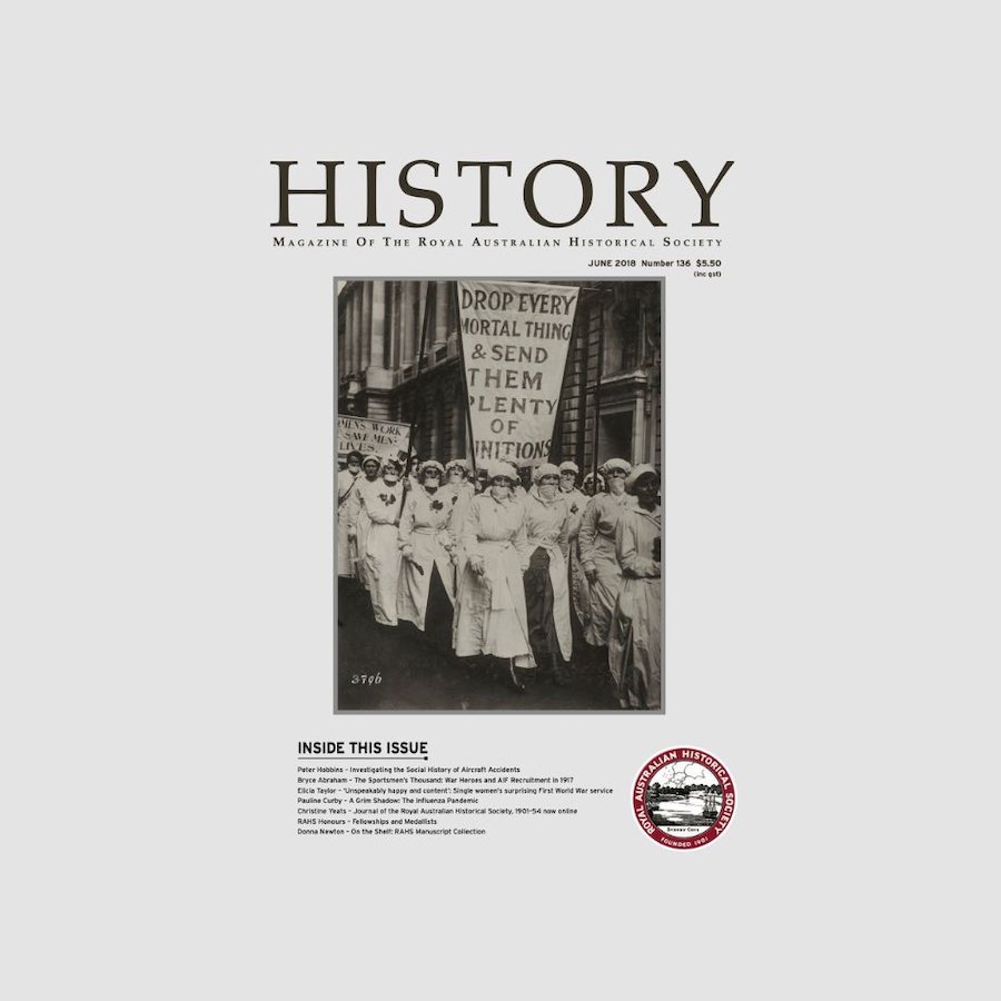 RAHS Subscriptions: Magazines – History No.136 June 2018